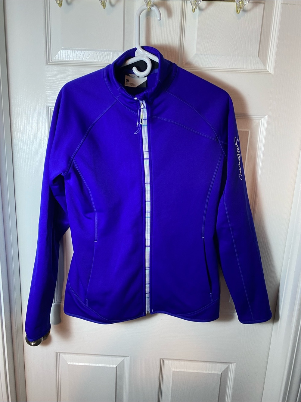 Salomon Women’s Royal Blue  Full-Zip Utility Ski  Jacket Size Large